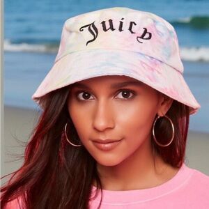 NWT Juicy Couture Tie Dye Bucket Hat perfect for the beach babe look